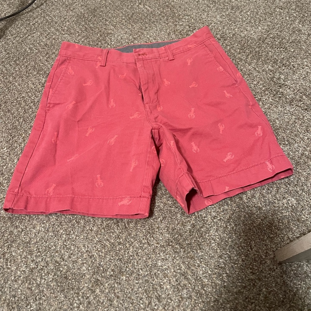 Amazon Essentials Men's Classic-Fit 7" Short - Lobster Pattern Red
